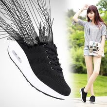Load image into Gallery viewer, Ladies fly woven mesh breathable sports casual shoes
