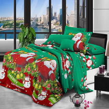 Load image into Gallery viewer, Happy Christmas Home Textile Duvet Cover Set Quilt Cover
