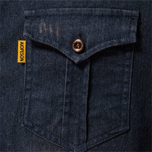 Load image into Gallery viewer, Elastic Cotton Denim Men Long Sleeve Quality Cowboy Shirts
