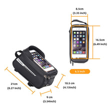 Load image into Gallery viewer, Touchscreen Bike Handlebar Frame Bag
