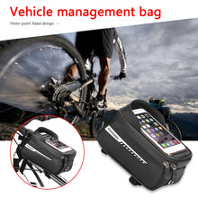 Load image into Gallery viewer, Touchscreen Bike Handlebar Frame Bag

