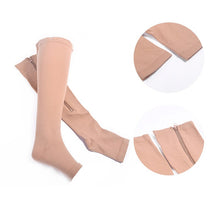 Load image into Gallery viewer, 2 Pair Open Toe Thin Anti-Fatigue Stretchy Sox High Socks
