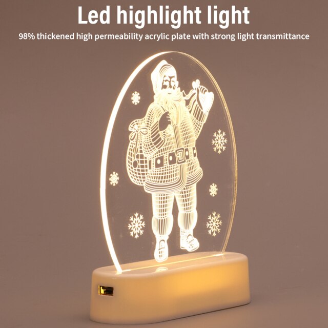 Christmas Night light LED Christmas Decoration Light Home Decor