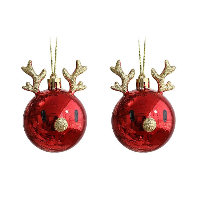 4 Pcs Christmas Tree Ornaments Pendant Decorations