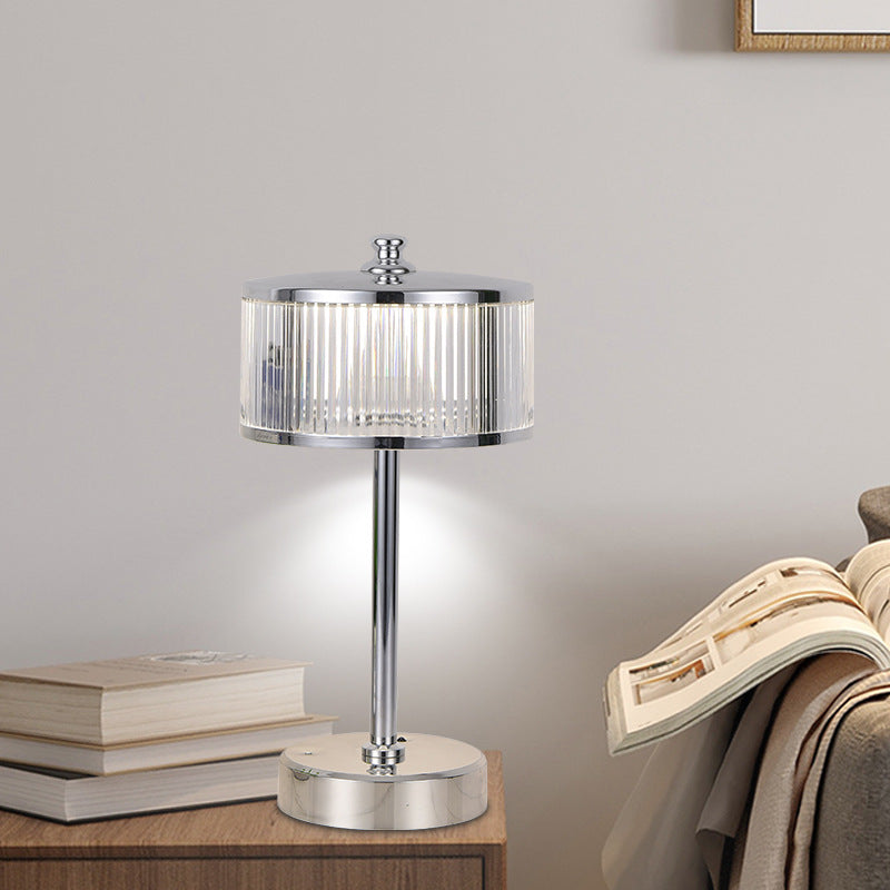 Colorful Light Luxury Crystal Table Lamp Bedside Lamp Bedroom Night Lamp