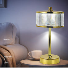 Load image into Gallery viewer, Colorful Light Luxury Crystal Table Lamp Bedside Lamp Bedroom Night Lamp
