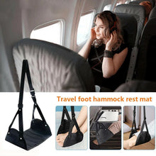 Load image into Gallery viewer, Comfy Hanger Travel Airplane Footrest Hammock
