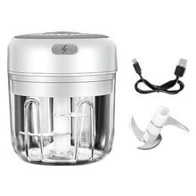 Load image into Gallery viewer, Electric Food Crusher Mini Garlic Press Garlic Crusher Vegetable Chopper
