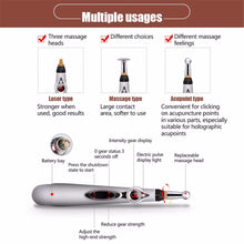 Load image into Gallery viewer, Electric Meridians Laser Therapy Heal Massage Pen

