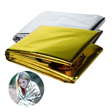 Load image into Gallery viewer, Outdoor Survive  Windproof Waterproof Foil Thermal Blanket for Camping Hiking
