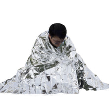Load image into Gallery viewer, Outdoor Survive  Windproof Waterproof Foil Thermal Blanket for Camping Hiking
