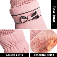 Load image into Gallery viewer, Winter Windproof Waterproof Internal Plush Warm Gloves
