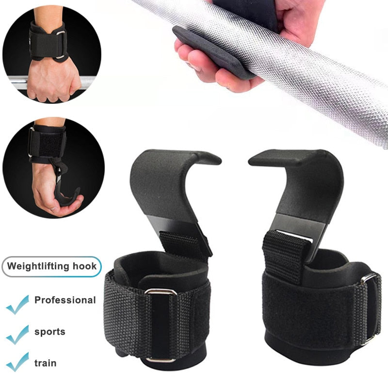 Fitness Strap Wrist Weight Lifting Hooks