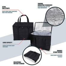 Load image into Gallery viewer, Reusable Grocery Insulated Cooler Bag

