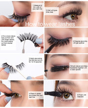 Load image into Gallery viewer, 20 Pair 3D Faux Mink Lashes Natural Fluffy False Eyelashes
