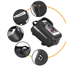 Load image into Gallery viewer, Touchscreen Bike Handlebar Frame Bag
