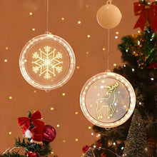 Load image into Gallery viewer, 3D 16M Disc Hanging LED Christmas Lights
