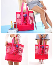 Load image into Gallery viewer, High Capacity  Mesh Transparent Bag

