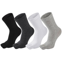 Load image into Gallery viewer, 5Pairs Male  Business Cotton Five-finge Socks
