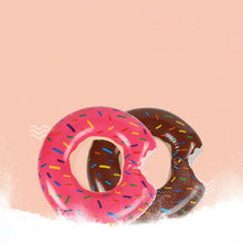 Load image into Gallery viewer, Inflatable Colorful Swimming Ring
