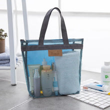 Load image into Gallery viewer, Dry Wet Separation Swimming Mesh Large Beach Bag
