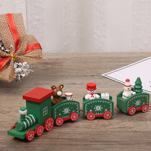 Load image into Gallery viewer, 3 Pcs Christmas wooden train
