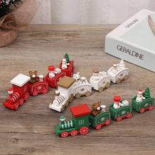 Load image into Gallery viewer, 3 Pcs Christmas wooden train
