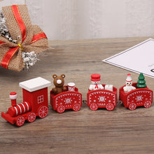 Load image into Gallery viewer, 3 Pcs Christmas wooden train

