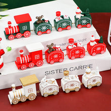 Load image into Gallery viewer, 3 Pcs Christmas wooden train
