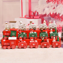Load image into Gallery viewer, 3 Pcs Christmas wooden train

