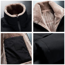 Load image into Gallery viewer, Winter Windproof Warm Thick Fleece Jacket Men Fashion Casual Coat
