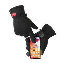 Load image into Gallery viewer, Men Women Winter Polar Fleece Silica Gel Non Slip Touch Screen Driving Mitten
