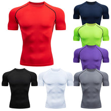 Load image into Gallery viewer, Men&#39;s Running Compression Quick Dry  Tshirts
