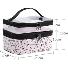 Load image into Gallery viewer, Multifunction Travel Clear Makeup Bag
