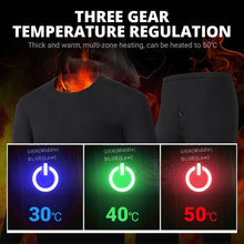 Load image into Gallery viewer, Men Women USB Electric Heated Thermal Underwear Set
