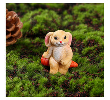 Load image into Gallery viewer, 5 Pcs Mini Cute Rabbit Model Craft Gift Bonsai Decor
