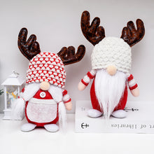 Load image into Gallery viewer, Christmas Antlers Rudolph elk Faceless Old man Doll
