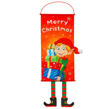 Load image into Gallery viewer, Merry Christmas Ornament Santa Claus Banner Flag Door Window Hanging Xmas Decor
