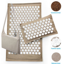 Load image into Gallery viewer, Acupressure Mat, Massage Mat Acupuncture Pillow Set Yoga Mat Needle Relieve Back
