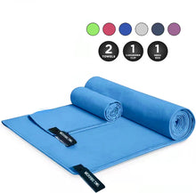 Load image into Gallery viewer, Microfiber Sports Fitness Double-sided Fleece Quick Dry Towel
