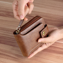 Load image into Gallery viewer, Vintage Men&#39;s Wallet Pu Leather Short Purse
