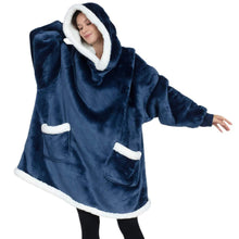 Load image into Gallery viewer, Oversized Lazy Poncho Hoodie
