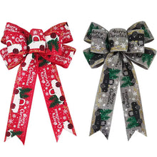 Load image into Gallery viewer, 3 Pcs Christmas decoration bow DIY Bow Ribbon
