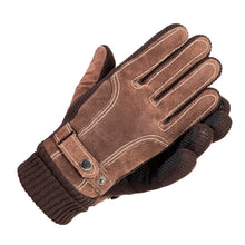 Load image into Gallery viewer, Unisex Pigskin Ribbed Cold Resistant Velvet All Finger Touch Screen Gloves
