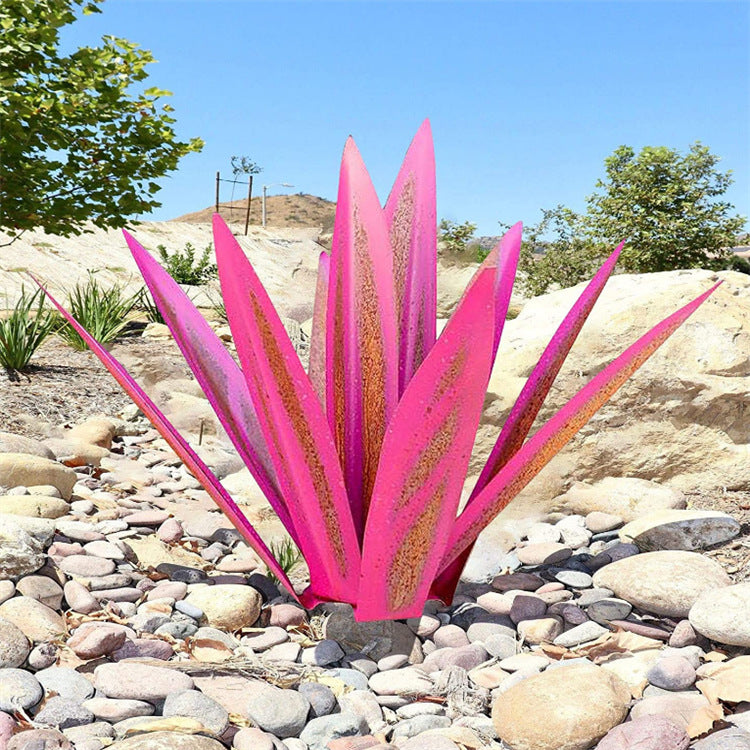 Tequila Rustic Sculpture DIY Metal Agave Plant Garden Yard Art Decoration