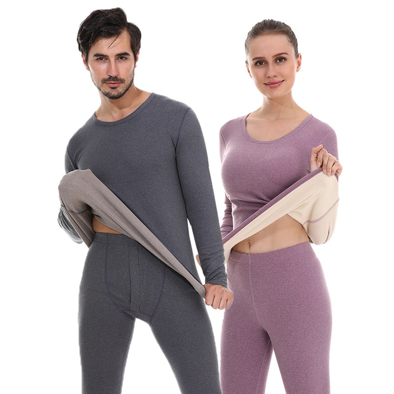 Unisex Winter Self-heating Double-Sided Brushed Thermal Underwear