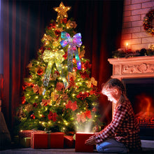 Load image into Gallery viewer, Christmas Decoration Bow Ribbon String Lights
