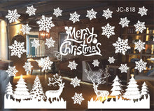 Load image into Gallery viewer, Christmas Window Stickers Merry Christmas Decorations
