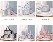 Load image into Gallery viewer, Clear Travel Bags for Toiletry
