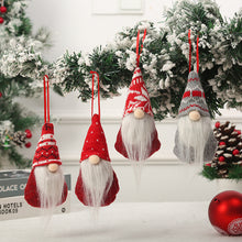 Load image into Gallery viewer, 4 Pack Gnome Christmas Ornaments Home Decor
